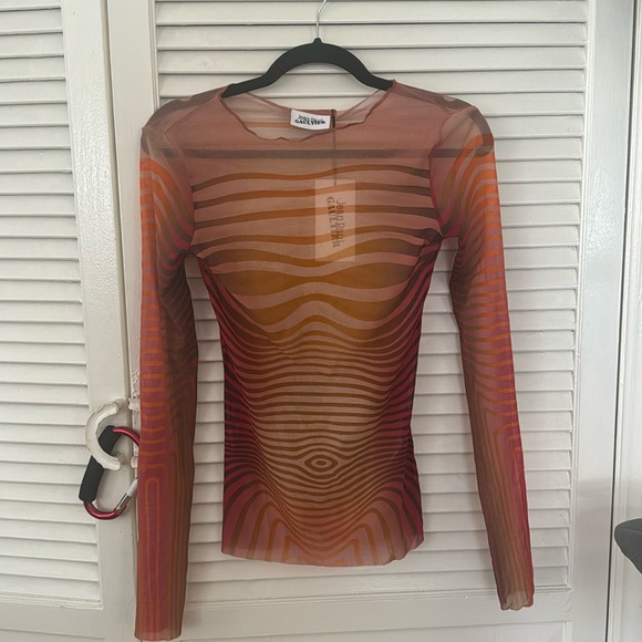 JEAN PAUL GAULTIER
Red & Orange Body Morphing Long Sleeve T-Shirt - Picture 1 of 3